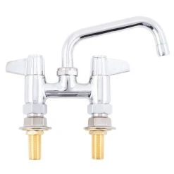 T&S Brass And Bronze Works Equip By T&S 5F-4DLS06 6 1/8" Deck Mount Swing Faucet With 4" Adjustable Centers -T&S Brass Shop 1115089