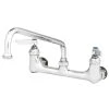T&S Brass And Bronze Works T&S B-0231-EE-CR Wall Mounted Pantry Faucet With 8" Centers, 12" Swing Nozzle, Cerama Cartridges, And EE Connections -T&S Brass Shop 1182886