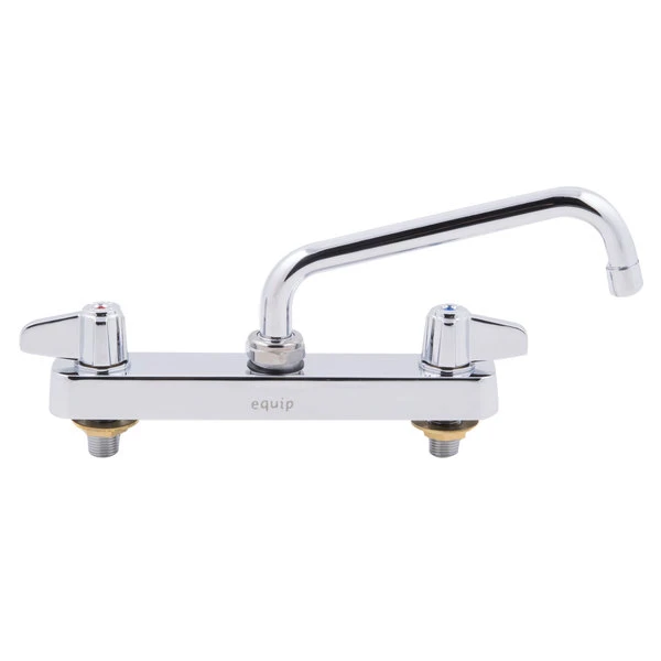 T&S Brass And Bronze Works Equip By T&S 5F-8CLX08 Deck Mounted Workboard Faucet With 8 1/2" Swing Spout, 8" Centers, 5.03 GPM Laminar Flow Device, Cerama Cartridges, And Lever Handles 3 T&S Brass And Bronze Works Equip By T&S 5F-8CLX08 Deck Mounted Workboard Faucet With 8 1/2" Swing Spout, 8" Centers, 5.03 GPM Laminar Flow Device, Cerama Cartridges, And Lever Handles