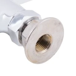 T&S Brass And Bronze Works Equip By T&S 5F-8DWX08 Deck Mounted Faucet With 8" Adjustable Centers, 8 1/8" Swing Spout, 5.27 GPM Laminar Flow Device, Cerama Cartridges, And Wrist Handles -T&S Brass Shop 1212778