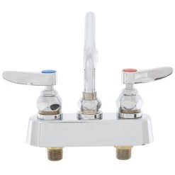 T&S Brass And Bronze Works T&S B-1100 Deck Mounted Workboard Faucet With 3 1/2" Centers - 6" Swing Nozzle -T&S Brass Shop 1214174