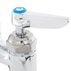 T&S Brass And Bronze Works T&S B-2283-CR Deck Mount Sink Faucet With 4" Adjustable Centers, 6" Swing Nozzle, And Cerama Cartridges -T&S Brass Shop 1214265