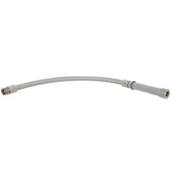 T&S Brass And Bronze Works T&S B-0024-H 24" Stainless Steel Flex Hose Assembly With Handle And Polyurethane Liner -T&S Brass Shop 1215907