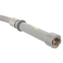 T&S Brass And Bronze Works T&S B-0024-H 24" Stainless Steel Flex Hose Assembly With Handle And Polyurethane Liner -T&S Brass Shop 1215910