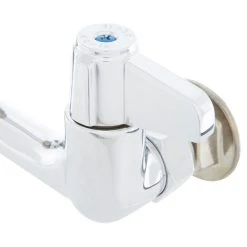 T&S Brass And Bronze Works Equip By T&S 5F-8WLX16 Wall Mounted Faucet With 16 1/8" Swing Spout, 5.2 GPM Laminar Flow Device, 8" Adjustable Centers, And Lever Handles 12 T&S Brass And Bronze Works Equip By T&S 5F-8WLX16 Wall Mounted Faucet With 16 1/8" Swing Spout, 5.2 GPM Laminar Flow Device, 8" Adjustable Centers, And Lever Handles -T&S Brass Shop 1220284