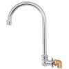 Regency Plumbing & Hardware Regency Wall Mount Handsink Faucet With 6" Swivel Gooseneck Spout -T&S Brass Shop 1254685