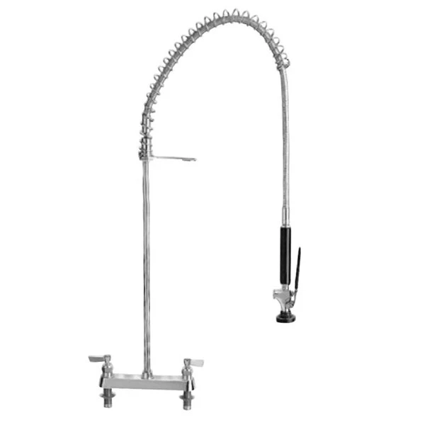 Fisher 2310 Deck Mounted 38" High Pre-Rinse Faucet With 8" Centers 3 Fisher 2310 Deck Mounted 38" High Pre-Rinse Faucet With 8" Centers