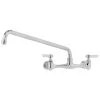 Advance Tabco K-119 Wall-Mount Faucet With 8" Centers - 16" Swing Nozzle