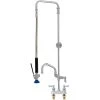 Fisher 50814 Deck Mounted Pre-Rinse Faucet With 4" Centers, Swivel Arm, 16" Add-On Faucet, And Wall Bracket 1 Fisher 50814 Deck Mounted Pre-Rinse Faucet With 4" Centers, Swivel Arm, 16" Add-On Faucet, And Wall Bracket -T&S Brass Shop 1314577