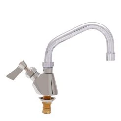 Fisher 3012 Deck Mounted Faucet With 10" Swing Nozzle, 2.2 GPM Aerator, And Lever Handle
