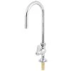 T&S Brass And Bronze Works Equip By T&S 5F-1SLX05 Deck Mounted Faucet With 5 9/16" Gooseneck Spout, Single Inlet, Laminar Flow Device, And Lever Handle -T&S Brass Shop 1347870