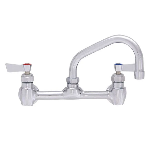 Fisher 3253 Wall Mounted Faucet With 8" Centers, 12" Swing Nozzle, 2.2 GPM Aerator, And Lever Handles 3 Fisher 3253 Wall Mounted Faucet With 8" Centers, 12" Swing Nozzle, 2.2 GPM Aerator, And Lever Handles