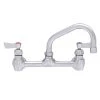 Fisher 3254 Wall Mounted Faucet With 8" Centers, 14" Swing Nozzle, 2.2 GPM Aerator, And Lever Handles 1 Fisher 3254 Wall Mounted Faucet With 8" Centers, 14" Swing Nozzle, 2.2 GPM Aerator, And Lever Handles -T&S Brass Shop 1353995