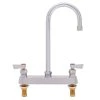 Fisher 3316 Deck Mounted Faucet With 8" Centers, 5 1/2" Rigid Gooseneck Nozzle, 2.2 GPM Aerator, And Lever Handles 1 Fisher 3316 Deck Mounted Faucet With 8" Centers, 5 1/2" Rigid Gooseneck Nozzle, 2.2 GPM Aerator, And Lever Handles -T&S Brass Shop 1354010
