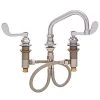 Fisher 45667 Deck Mounted Faucet With Widespread Deck, 10" Swing Nozzle, 2.2 GPM Aerator, And Wrist Handles 1 Fisher 45667 Deck Mounted Faucet With Widespread Deck, 10" Swing Nozzle, 2.2 GPM Aerator, And Wrist Handles -T&S Brass Shop 1356019