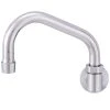 Fisher 46876 Backsplash Mounted Stainless Steel Faucet With 12" Swing Nozzle And 2.2 GPM Aerator