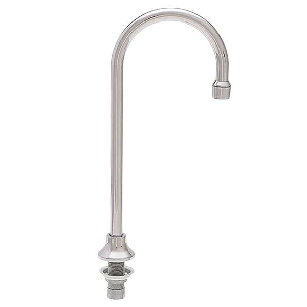 Fisher 45748 Deck Mounted Stainless Steel Faucet With 3 1/2" Swivel Gooseneck Nozzle And 2.2 GPM Aerator 3 Fisher 45748 Deck Mounted Stainless Steel Faucet With 3 1/2" Swivel Gooseneck Nozzle And 2.2 GPM Aerator