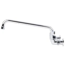 Advance Tabco K-112 Wall-Mount Faucet With 8" Centers - 12" Swing Nozzle -T&S Brass Shop 1458645