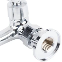 Advance Tabco K-112 Wall-Mount Faucet With 8" Centers - 12" Swing Nozzle -T&S Brass Shop 1458647