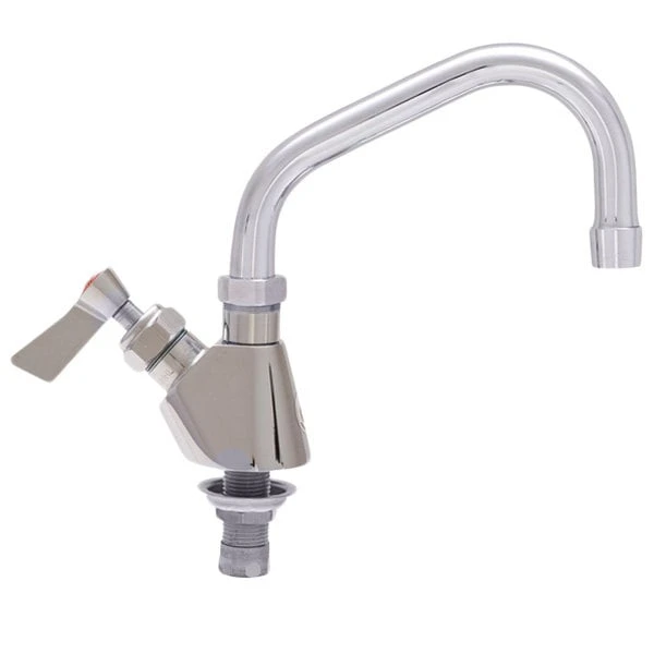 Fisher 58033 Deck Mounted Stainless Steel Faucet With 12" Swing Nozzle, 2.2 GPM Aerator, And Lever Handle 3 Fisher 58033 Deck Mounted Stainless Steel Faucet With 12" Swing Nozzle, 2.2 GPM Aerator, And Lever Handle