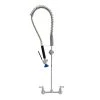 Fisher 67989 Backsplash Mounted Stainless Steel Pre-Rinse Faucet With 8" Centers, 36" Hose, And Wall Bracket 1 Fisher 67989 Backsplash Mounted Stainless Steel Pre-Rinse Faucet With 8" Centers, 36" Hose, And Wall Bracket -T&S Brass Shop 1464880