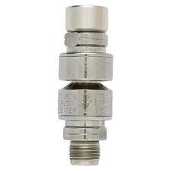 Fisher 36234 Deck Mounted Stainless Steel Pre-Rinse Faucet With 4" Centers, 30" Hose, 16" Add-On Faucet, Inline Vacuum Breaker, And Wall Bracket -T&S Brass Shop 1468729