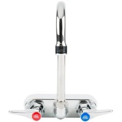 T&S Brass And Bronze Works T&S B-1146-02A Wall Mount Workboard Faucet With 4" Centers, 4 3/8" Gooseneck Spout, Escutcheon, Aerator, And Tailpieces 10 T&S Brass And Bronze Works T&S B-1146-02A Wall Mount Workboard Faucet With 4" Centers, 4 3/8" Gooseneck Spout, Escutcheon, Aerator, And Tailpieces -T&S Brass Shop 1475158