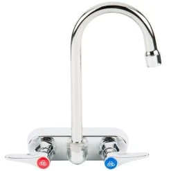 T&S Brass And Bronze Works T&S B-1146-02A Wall Mount Workboard Faucet With 4" Centers, 4 3/8" Gooseneck Spout, Escutcheon, Aerator, And Tailpieces 9 T&S Brass And Bronze Works T&S B-1146-02A Wall Mount Workboard Faucet With 4" Centers, 4 3/8" Gooseneck Spout, Escutcheon, Aerator, And Tailpieces -T&S Brass Shop 1475159
