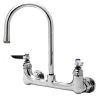 T&S Brass And Bronze Works T&S B-0331-VF035-EL Wall Mounted Pantry Faucet With 8" Centers, 5 3/4" Gooseneck Spout, .35 Non-Aerated Spray Device, Eterna Cartridges, And Lever Handles 1 T&S Brass And Bronze Works T&S B-0331-VF035-EL Wall Mounted Pantry Faucet With 8" Centers, 5 3/4" Gooseneck Spout, .35 Non-Aerated Spray Device, Eterna Cartridges, And Lever Handles -T&S Brass Shop 1526433
