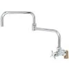 T&S Brass And Bronze Works T&S B-0296-18DJ-CKP Deck Mounted Single Hole Faucet With 18" Big-Flo Double-Jointed Swing Spout, Plain Outlet, Cerama Cartridges, And Lever Handle 1 T&S Brass And Bronze Works T&S B-0296-18DJ-CKP Deck Mounted Single Hole Faucet With 18" Big-Flo Double-Jointed Swing Spout, Plain Outlet, Cerama Cartridges, And Lever Handle -T&S Brass Shop 1527292