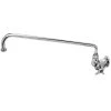 T&S Brass And Bronze Works T&S B-0210 Wall Mounted Single Hole Pantry Faucet With 18" Swing Nozzle, Eterna Cartridge, And 4-Arm Handle -T&S Brass Shop 1570297