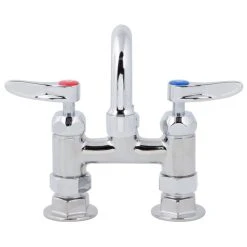 T&S Brass And Bronze Works T&S B-0227-CR-WS Deck Mounted Faucet With 4" Adjustable Centers, 8" Swing Spout, 1.5 GPM Aerator, Cerama Cartridges, And Lever Handles 9 T&S Brass And Bronze Works T&S B-0227-CR-WS Deck Mounted Faucet With 4" Adjustable Centers, 8" Swing Spout, 1.5 GPM Aerator, Cerama Cartridges, And Lever Handles -T&S Brass Shop 1586159