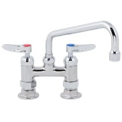 T&S Brass And Bronze Works T&S B-0227-CR-WS Deck Mounted Faucet With 4" Adjustable Centers, 8" Swing Spout, 1.5 GPM Aerator, Cerama Cartridges, And Lever Handles 10 T&S Brass And Bronze Works T&S B-0227-CR-WS Deck Mounted Faucet With 4" Adjustable Centers, 8" Swing Spout, 1.5 GPM Aerator, Cerama Cartridges, And Lever Handles -T&S Brass Shop 1586160