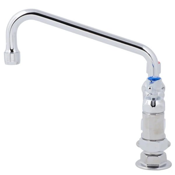 T&S Brass And Bronze Works T&S B-0227-CR-WS Deck Mounted Faucet With 4" Adjustable Centers, 8" Swing Spout, 1.5 GPM Aerator, Cerama Cartridges, And Lever Handles 6 T&S Brass And Bronze Works T&S B-0227-CR-WS Deck Mounted Faucet With 4" Adjustable Centers, 8" Swing Spout, 1.5 GPM Aerator, Cerama Cartridges, And Lever Handles - Image 4