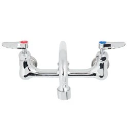 T&S Brass And Bronze Works T&S B-0231-VF22-CR Wall Mounted Faucet With 8" Adjustable Centers, 12" Swing Spout, 2.2 GPM Aerator, Cerama Cartridges, And Lever Handles 11 T&S Brass And Bronze Works T&S B-0231-VF22-CR Wall Mounted Faucet With 8" Adjustable Centers, 12" Swing Spout, 2.2 GPM Aerator, Cerama Cartridges, And Lever Handles -T&S Brass Shop 1586294