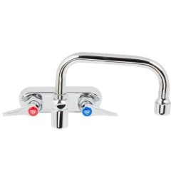T&S Brass And Bronze Works T&S B-1136-CR Wall Mounted Workboard Faucet With 4" Centers, 18" Double-Jointed Swing Spout, 2.2 GPM Aerator, Cerama Cartridges, And Lever Handles 10 T&S Brass And Bronze Works T&S B-1136-CR Wall Mounted Workboard Faucet With 4" Centers, 18" Double-Jointed Swing Spout, 2.2 GPM Aerator, Cerama Cartridges, And Lever Handles -T&S Brass Shop 1594509