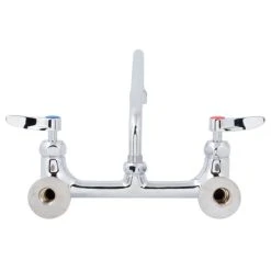 T&S Brass And Bronze Works T&S B-2342-VF22-CR Wall Mounted Faucet With 8" Adjustable Centers, 10" Swing Spout, 2.2 GPM Aerator, Cerama Cartridges, And Lever Handles 12 T&S Brass And Bronze Works T&S B-2342-VF22-CR Wall Mounted Faucet With 8" Adjustable Centers, 10" Swing Spout, 2.2 GPM Aerator, Cerama Cartridges, And Lever Handles -T&S Brass Shop 1600490