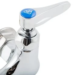 T&S Brass And Bronze Works T&S B-2358 Wall Mounted Faucet With 14" Swing Spout, 23.09 GPM Stream Regulator, 8" Adjustable Centers, And Lever Handles -T&S Brass Shop 1607443