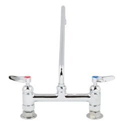 T&S Brass And Bronze Works T&S B-0220-CR Deck Mounted Faucet With 8" Adjustable Centers, 18" Swing Spout, Stream Regulator Outlet, Cerama Cartridges, And Lever Handles 13 T&S Brass And Bronze Works T&S B-0220-CR Deck Mounted Faucet With 8" Adjustable Centers, 18" Swing Spout, Stream Regulator Outlet, Cerama Cartridges, And Lever Handles -T&S Brass Shop 1607471