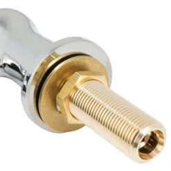 T&S Brass And Bronze Works T&S B-0205-061X-CR Deck Mounted Single Hole Faucet With 10" Swing Spout, Stream Regulator Outlet, Cerama Cartridge, And Lever Handle -T&S Brass Shop 1613641