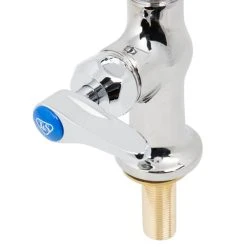 T&S Brass And Bronze Works T&S B-0205-061X-CR Deck Mounted Single Hole Faucet With 10" Swing Spout, Stream Regulator Outlet, Cerama Cartridge, And Lever Handle -T&S Brass Shop 1613643