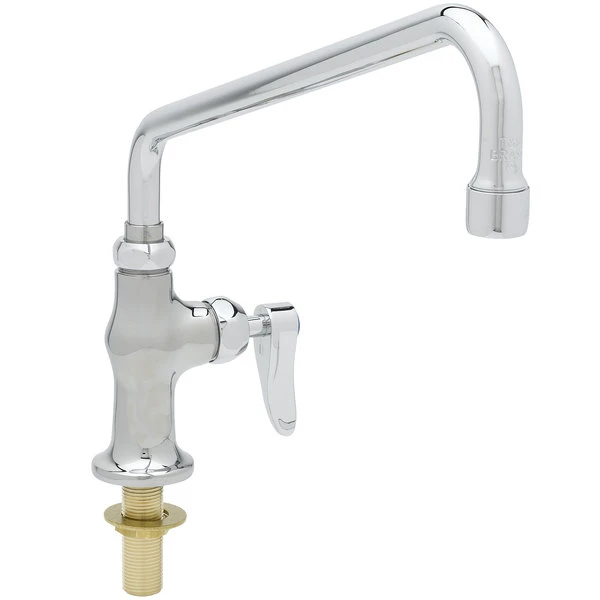 T&S Brass And Bronze Works T&S B-0206-CR Deck Mounted Single Hole Pantry Faucet With 12" Swing Nozzle And Cerama Cartridge 4 T&S Brass And Bronze Works T&S B-0206-CR Deck Mounted Single Hole Pantry Faucet With 12" Swing Nozzle And Cerama Cartridge - Image 2