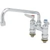 T&S Brass And Bronze Works T&S B-0226-CC Deck Mounted Faucet With 10" Swing Nozzle, 4" Centers, 17.9 GPM Stream Regulator Outlet, Eterna Cartridges, And Lever Handles 2 T&S Brass And Bronze Works T&S B-0226-CC Deck Mounted Faucet With 10" Swing Nozzle, 4" Centers, 17.9 GPM Stream Regulator Outlet, Eterna Cartridges, And Lever Handles -T&S Brass Shop 1622470