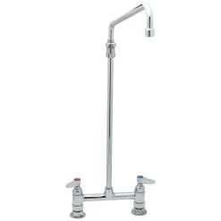 T&S Brass And Bronze Works T&S B-0281 Deck Mounted Double Pantry Faucet With 18" Riser And 8" Centers - 12" Swing Nozzle 5 T&S Brass And Bronze Works T&S B-0281 Deck Mounted Double Pantry Faucet With 18" Riser And 8" Centers - 12" Swing Nozzle -T&S Brass Shop 1622620