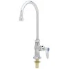 T&S Brass And Bronze Works T&S B-0305-CR Single Hole Deck Mounted Cold Water Faucet - 5 1/2" Rigid Gooseneck Spout (ADA Compliant)
