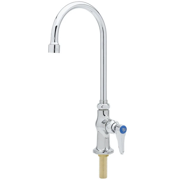 T&S Brass And Bronze Works T&S B-0305-VR Vandal Resistant Single Hole Deck Mount Temperature Faucet With Single Supply, 5 9/16" Gooseneck Spout, And Eterna Cartridges 3 T&S Brass And Bronze Works T&S B-0305-VR Vandal Resistant Single Hole Deck Mount Temperature Faucet With Single Supply, 5 9/16" Gooseneck Spout, And Eterna Cartridges