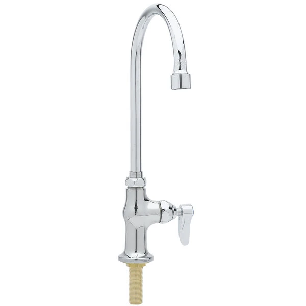 T&S Brass And Bronze Works T&S B-0305-VR Vandal Resistant Single Hole Deck Mount Temperature Faucet With Single Supply, 5 9/16" Gooseneck Spout, And Eterna Cartridges 4 T&S Brass And Bronze Works T&S B-0305-VR Vandal Resistant Single Hole Deck Mount Temperature Faucet With Single Supply, 5 9/16" Gooseneck Spout, And Eterna Cartridges - Image 2