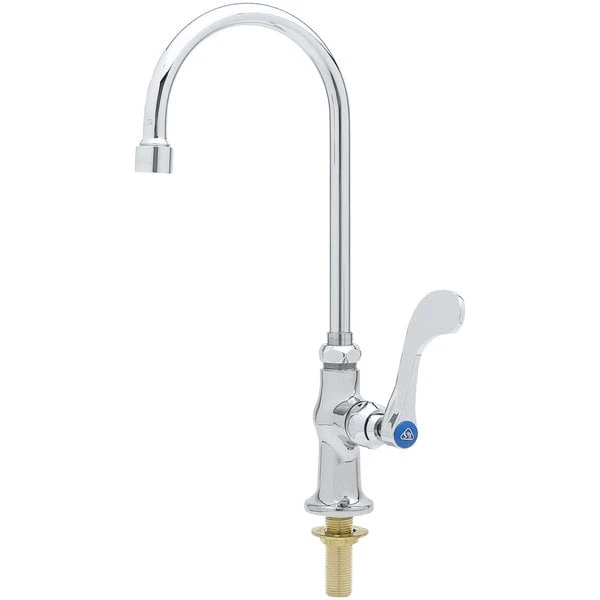 T&S Brass And Bronze Works T&S B-0305-VR4-WS Deck Mounted Pantry Faucet With 5 3/4" Gooseneck Spout, 1.5 GPM Aerator, Eterna Cartridge, And Wrist Handle 3 T&S Brass And Bronze Works T&S B-0305-VR4-WS Deck Mounted Pantry Faucet With 5 3/4" Gooseneck Spout, 1.5 GPM Aerator, Eterna Cartridge, And Wrist Handle