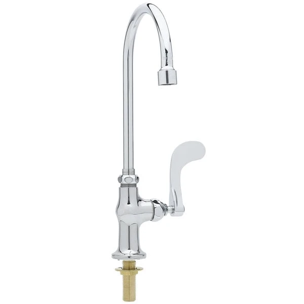 T&S Brass And Bronze Works T&S B-0305-VR4-WS Deck Mounted Pantry Faucet With 5 3/4" Gooseneck Spout, 1.5 GPM Aerator, Eterna Cartridge, And Wrist Handle 4 T&S Brass And Bronze Works T&S B-0305-VR4-WS Deck Mounted Pantry Faucet With 5 3/4" Gooseneck Spout, 1.5 GPM Aerator, Eterna Cartridge, And Wrist Handle - Image 2