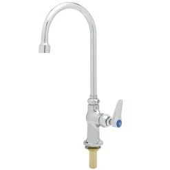 T&S Brass And Bronze Works T&S B-0305-VR-WS Deck Mounted Pantry Faucet With 5 3/4" Gooseneck Spout, 1.5 GPM Aerator, Eterna Cartridge, And Lever Handle 6 T&S Brass And Bronze Works T&S B-0305-VR-WS Deck Mounted Pantry Faucet With 5 3/4" Gooseneck Spout, 1.5 GPM Aerator, Eterna Cartridge, And Lever Handle -T&S Brass Shop 1624339